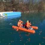 Надувные спасательные носилки для МЧС для спасения на воде, льду